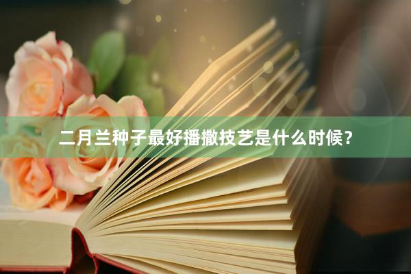 二月兰种子最好播撒技艺是什么时候？